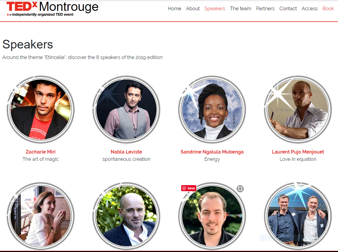 TEDx Montrouge Speakers